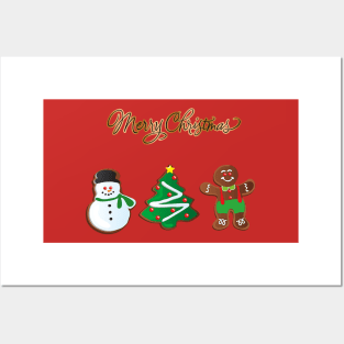 Merry Christmas Cookies Posters and Art